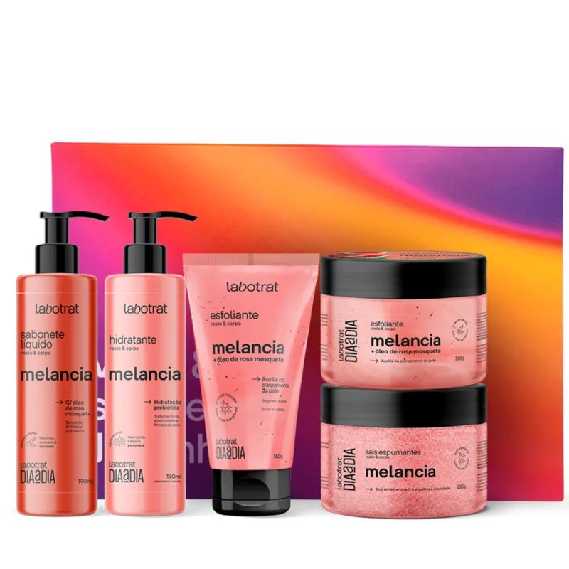 Labotrat Kit Dia a Dia Experiência de Banho Melancia 5 itens