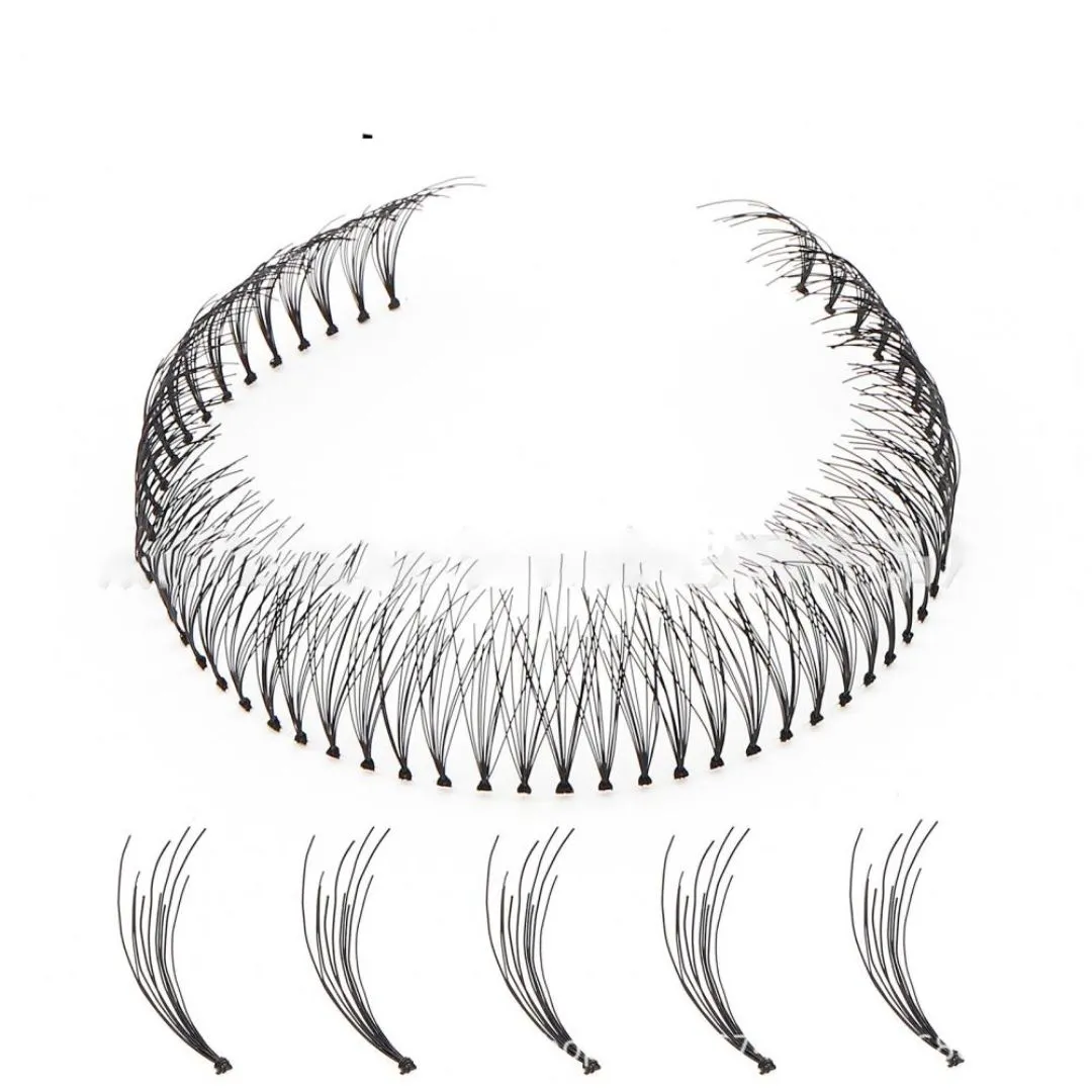 Kit para Extensão de Cilios 8 Potes de Cílios Tufinhos Prontos Profissionais