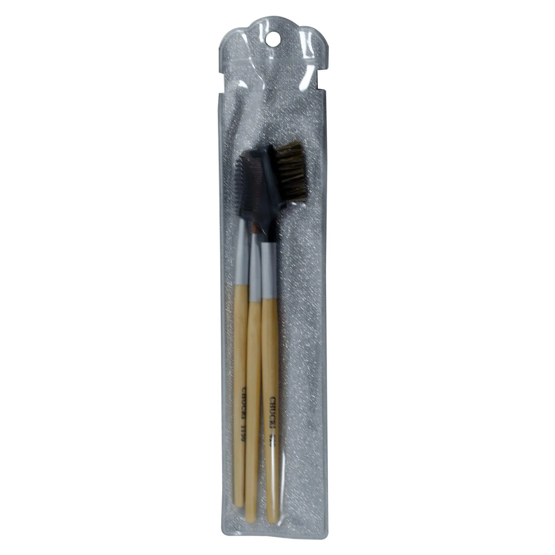 Kit Pincéis Chucri para Design Sobrancelhas 3un