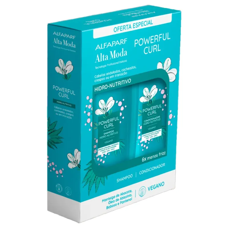 Alta Moda Kit Shampoo + Condicionador Alta Moda Powerful Curl 300ml