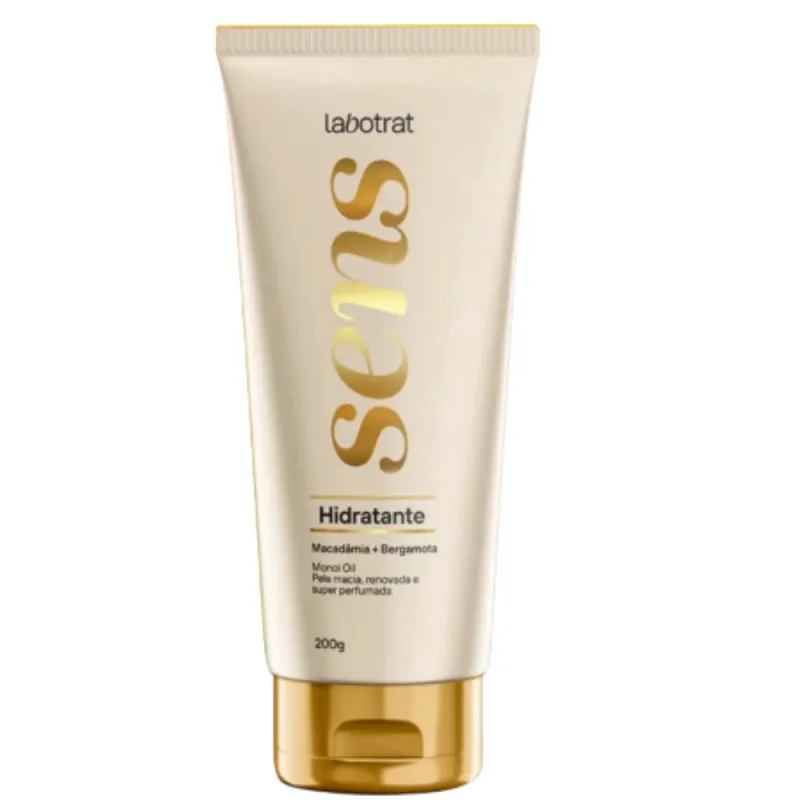 Labotrat Sens Creme Hidratante Corporal Macadâmia & Bergamota 200g