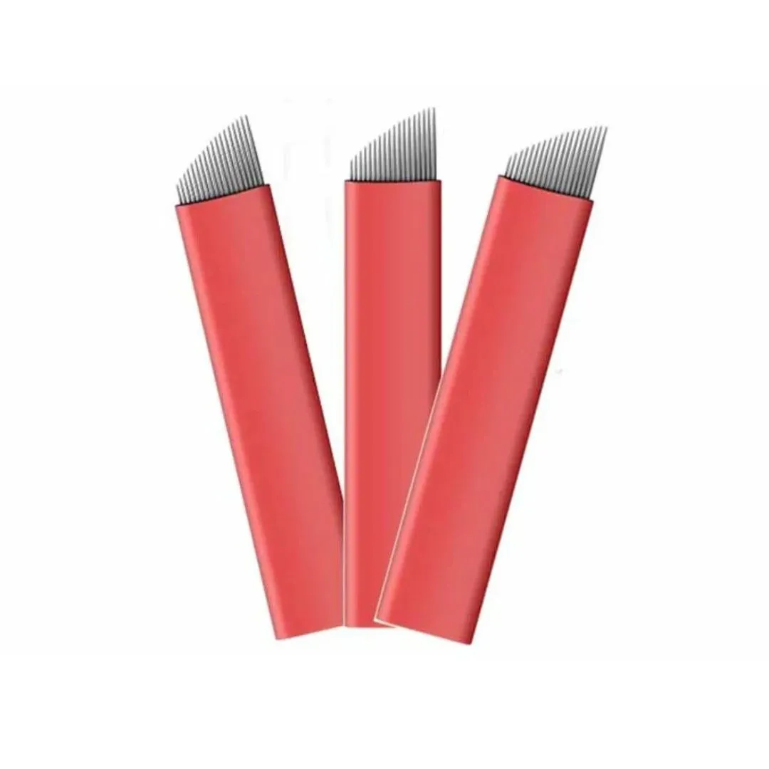 Lâminas Para Tebori Microblading Flex 0,18mm - 100 Unidades