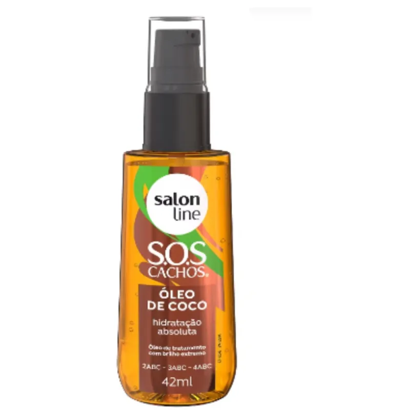 Salon Line Óleo Sos Cachos Óleo de Coco 42ml