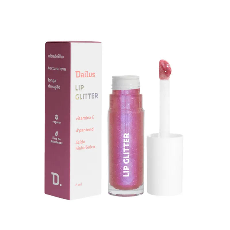 DAILUS LIP GLITTER PINK GLASS 6ML