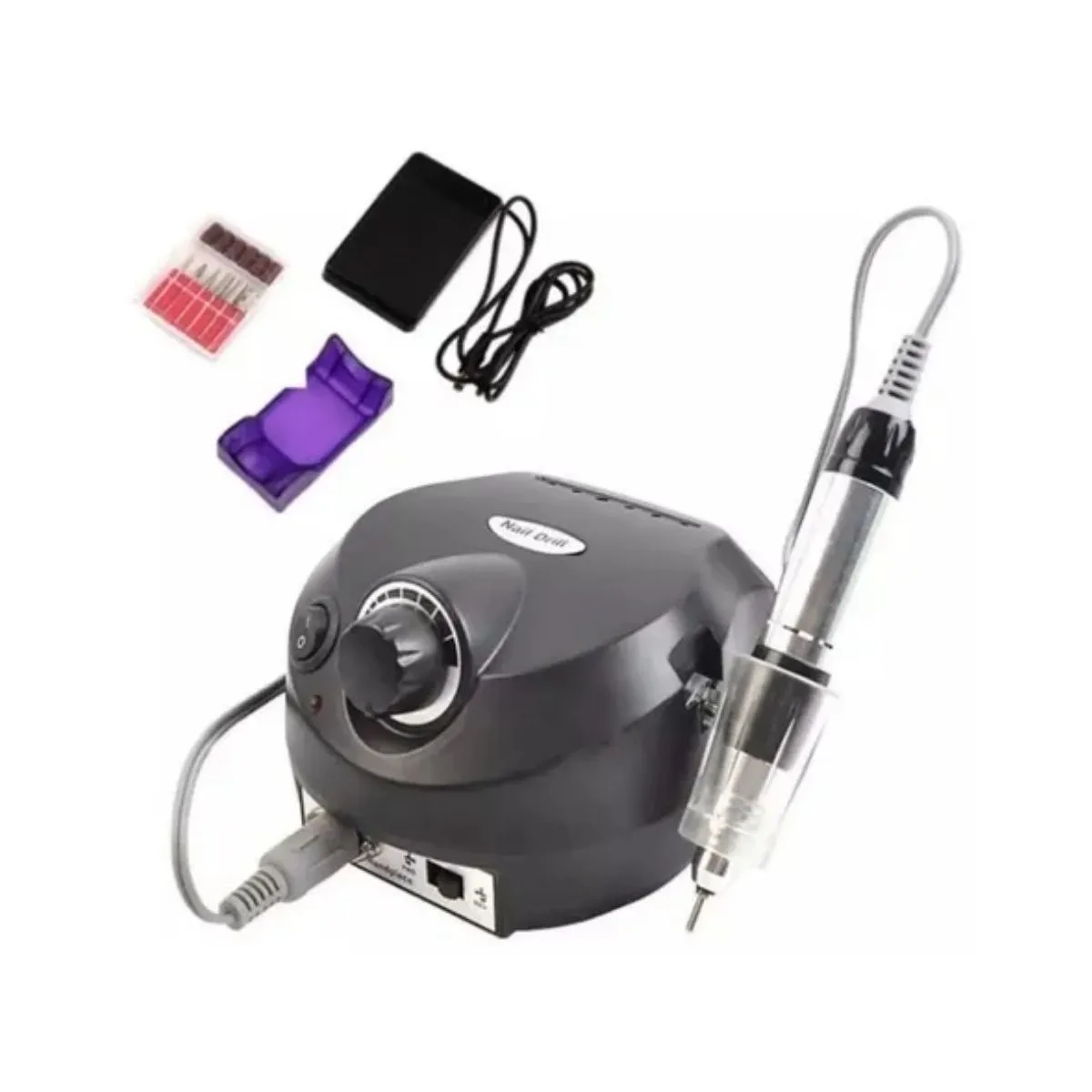 Lixa Elétrica Para Alongamento De Unhas Profissional 220v Pro Drill 30000 RPM