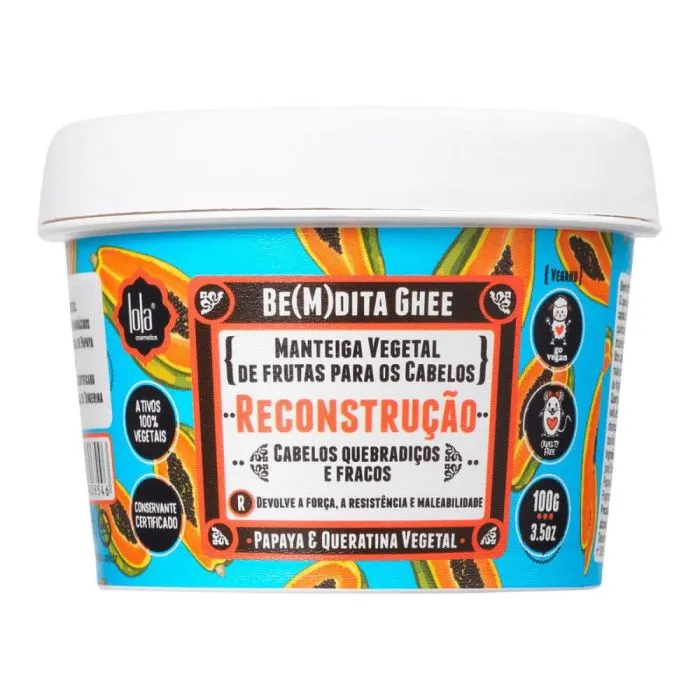 Lola Bem Dita Ghee Reconstrucao Papaya E Querat Vegetal 100G