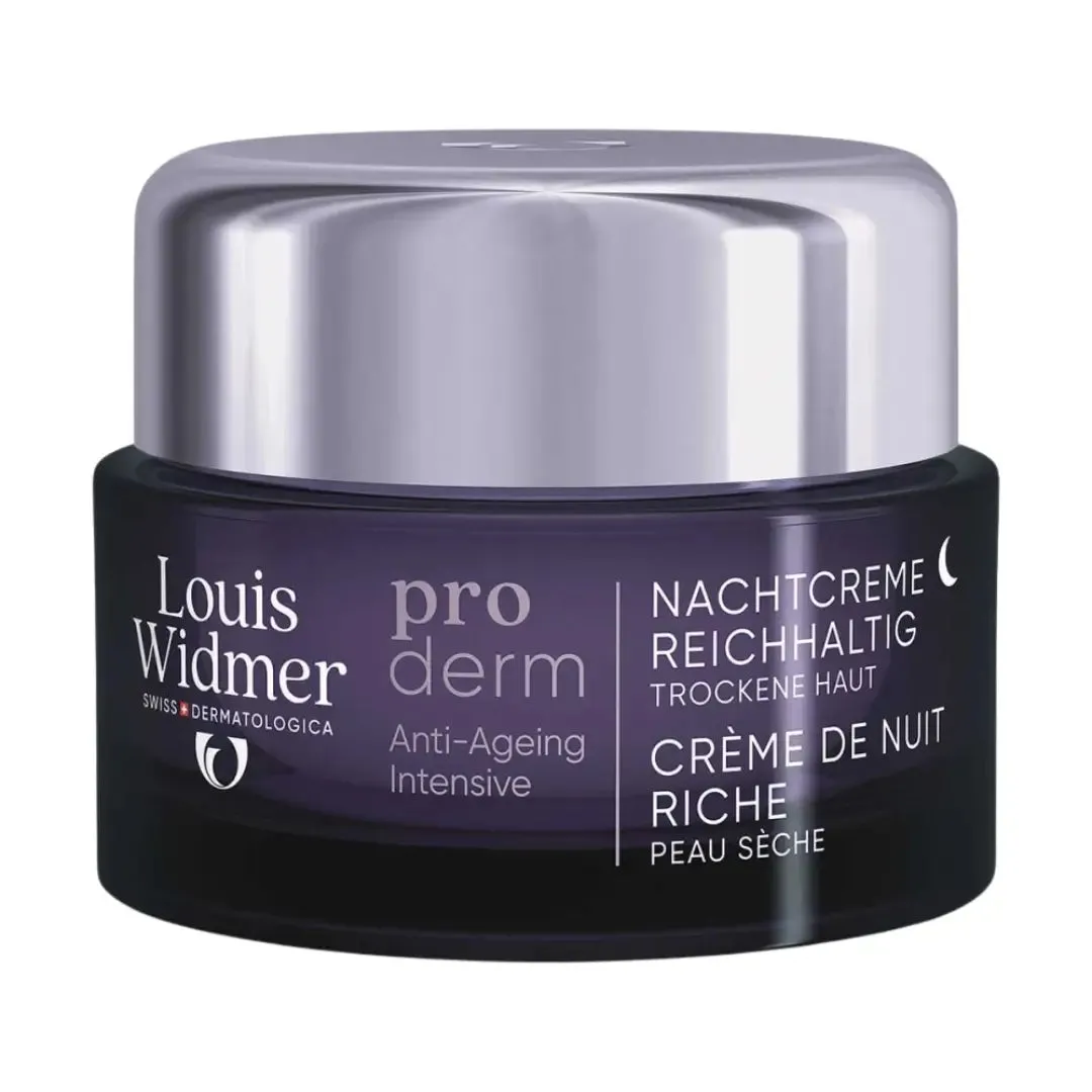 Louis Widmer Rich Night Cream, sem perfume, 50 ml