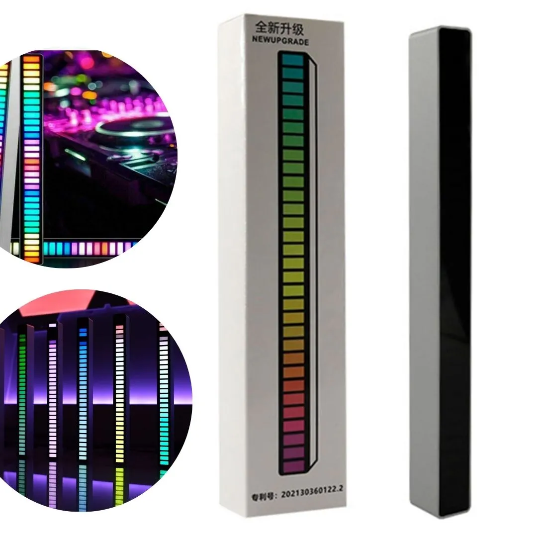 Luz Led Para Ambientes Decoração Colorida com Reconhecimento de Voz