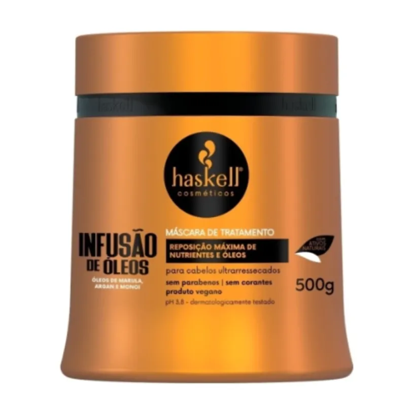 Haskell MÁSCARA DE TRATAMENTO INFUSÃO DE ÓLEOS 500G