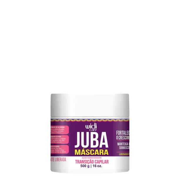 WIDI CARE JUBA MASCARA FORCA CRESCIMENTO 500G