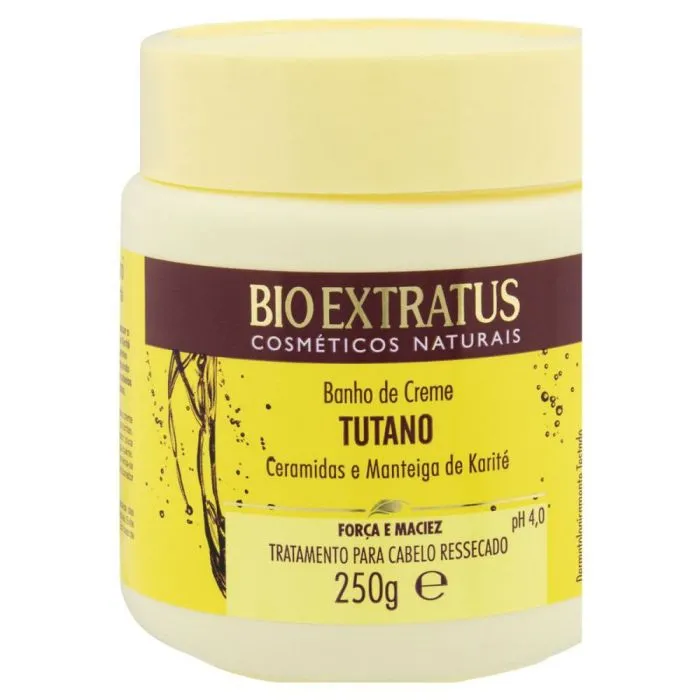 Máscara Capilar Bio Extratus Banho De Creme Tutano E Manteiga De Karité Com 250G
