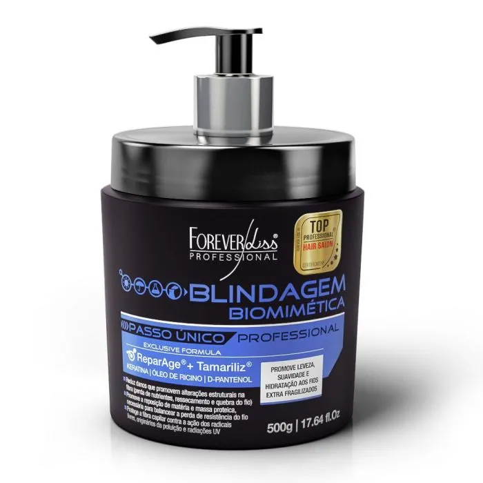 Máscara Blindagem Biomimética C Keratina 500G Forever Liss