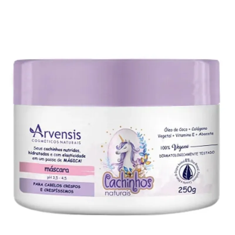 ARVENSIS MASCARA CAPILAR CACHINHOS CRESPO/CRESPISSIMOS 250 G