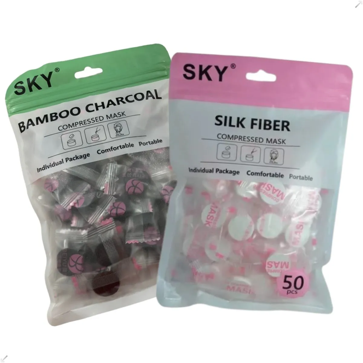 MÁSCARA DESIDRATADA PARA TRATAMENTOS FACIAIS - 50 UNIDADES