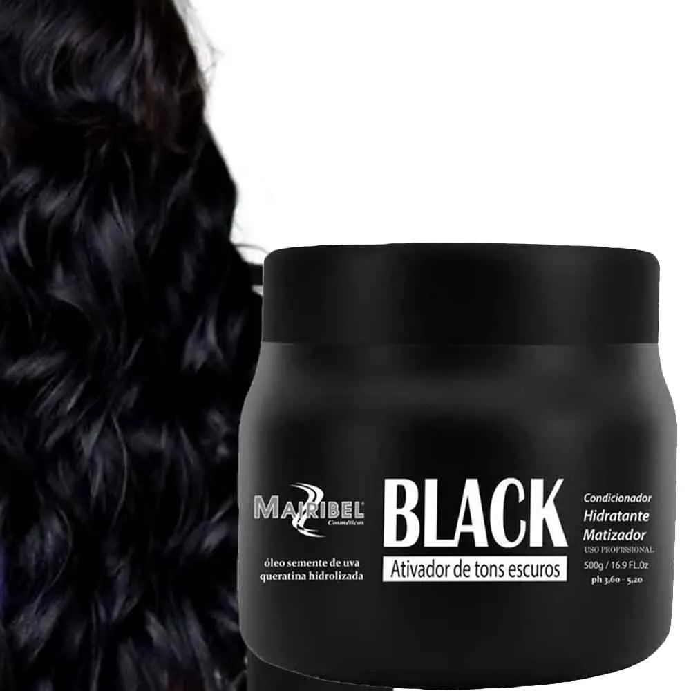 Máscara Matizadora e Hidratante Black 500g - Mairibel