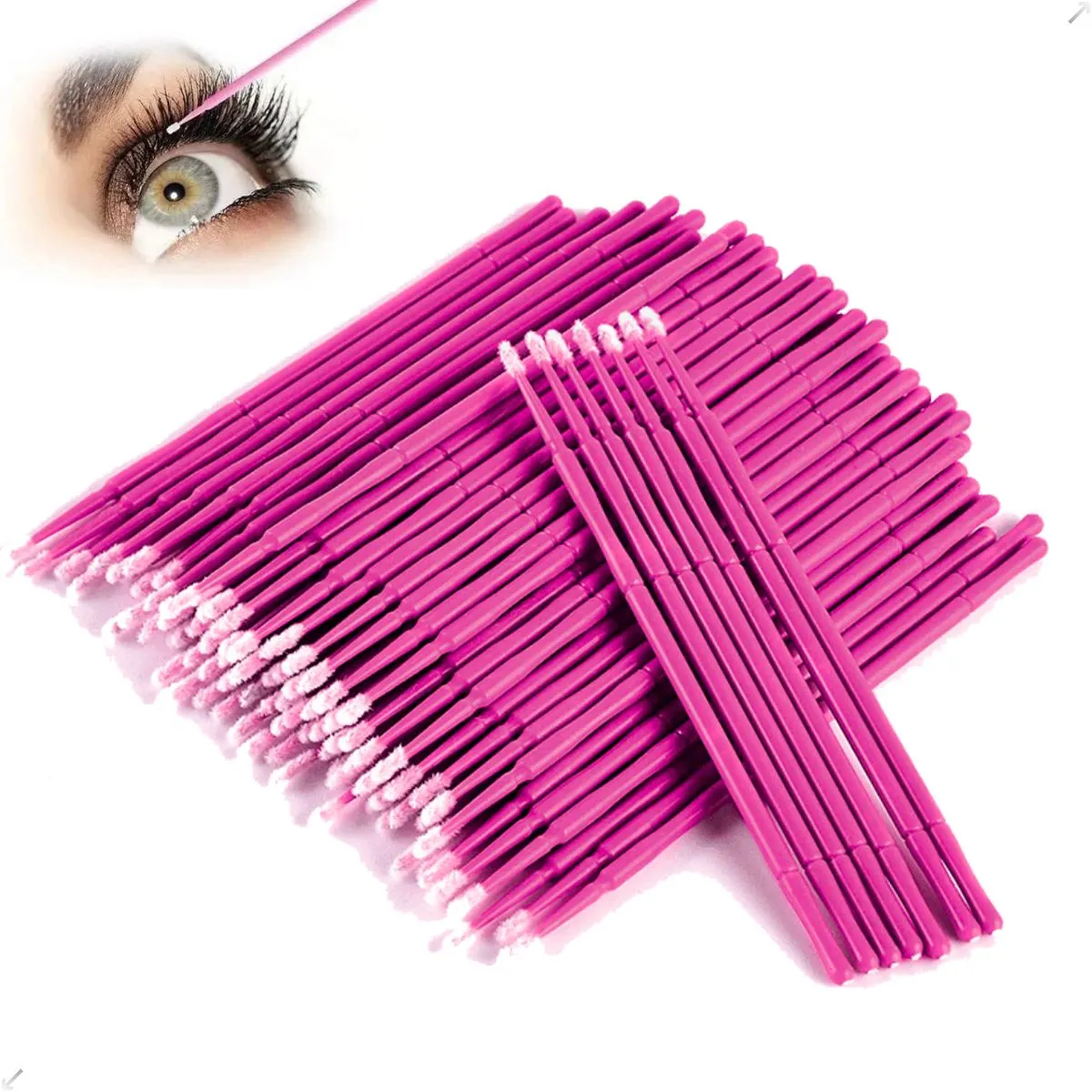 Microbrush para Alongamento De Cilios Microblading - 1200 Un