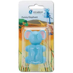 Miradent Childrent Tonthercrush Holder Funny Elephant 1 PCS