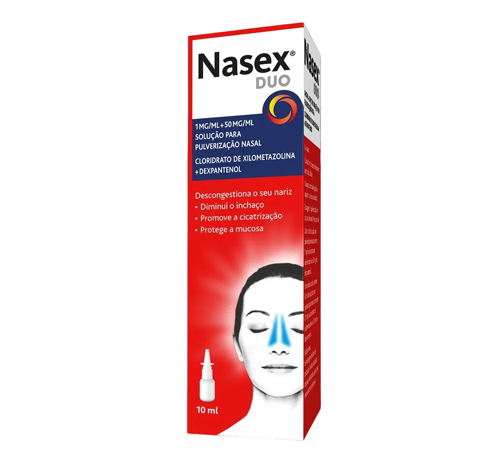 Nasex Duo 1+50mg/ml Solução Pulverização Nasal 10ml
