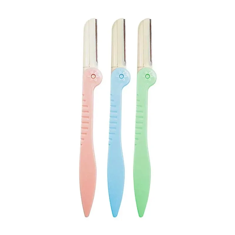 Navalha Dobrável para Desing de Sobrancelhas 3un