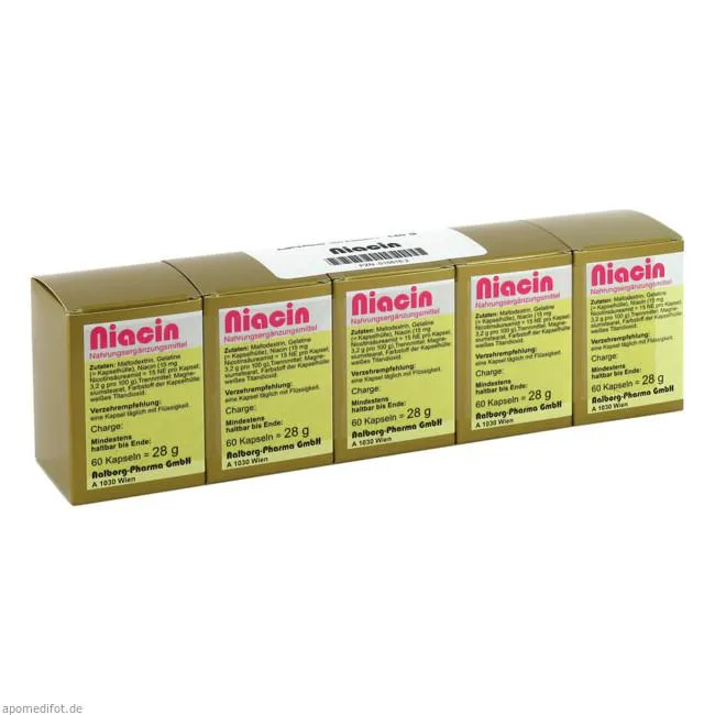 Cápsulas de niacina 300 tampa