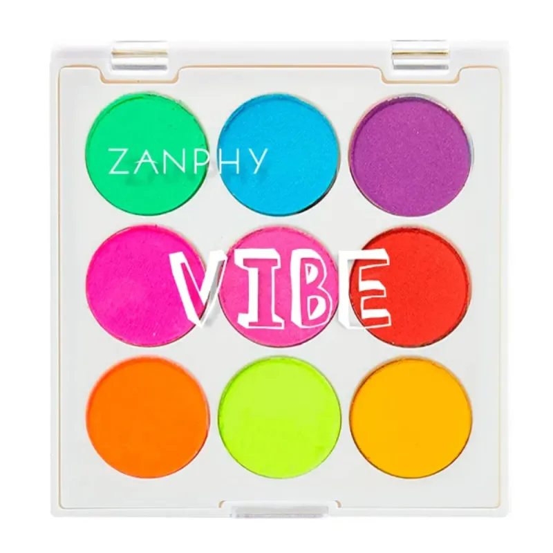 Paleta de Sombras Zanphy Vibe Neon 11,7G