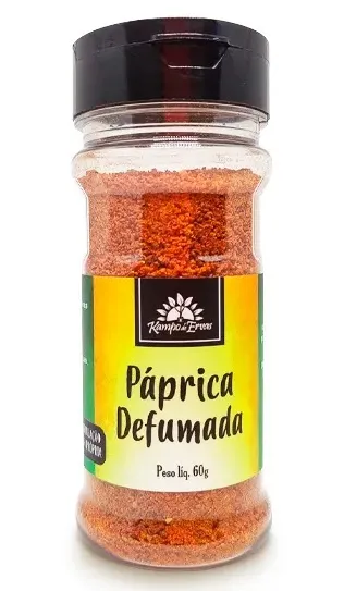 Kampo de Ervas Páprica Defumada Condimento Puro 60g