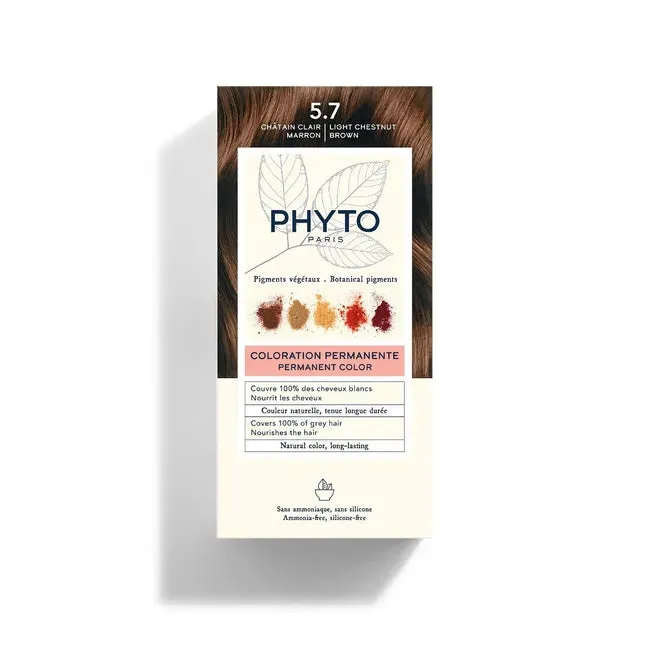 Phyto Phytocolor Coloração Permanente - 5.7 Castanho Claro Marron