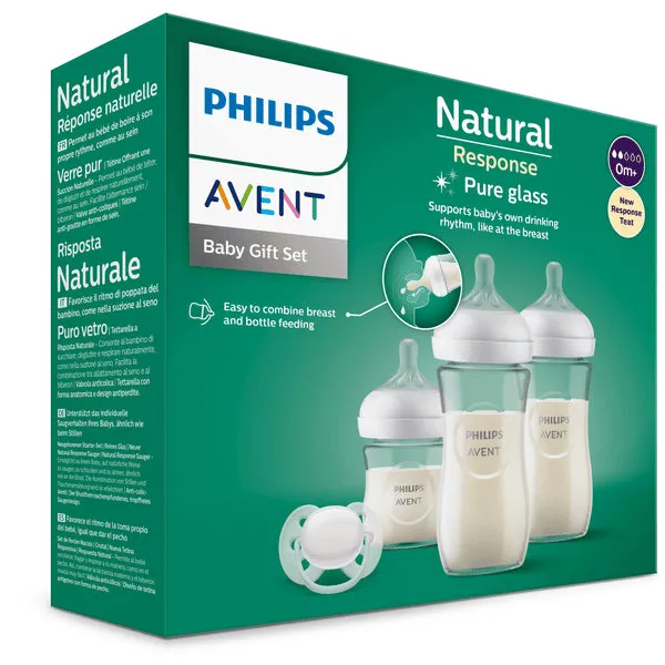 Philips Avent Conjunto Natural Response +0 meses Vidro