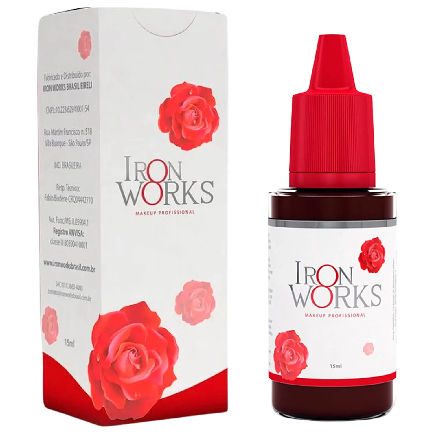 Pigmento Iron Works 15ml Marrom Café