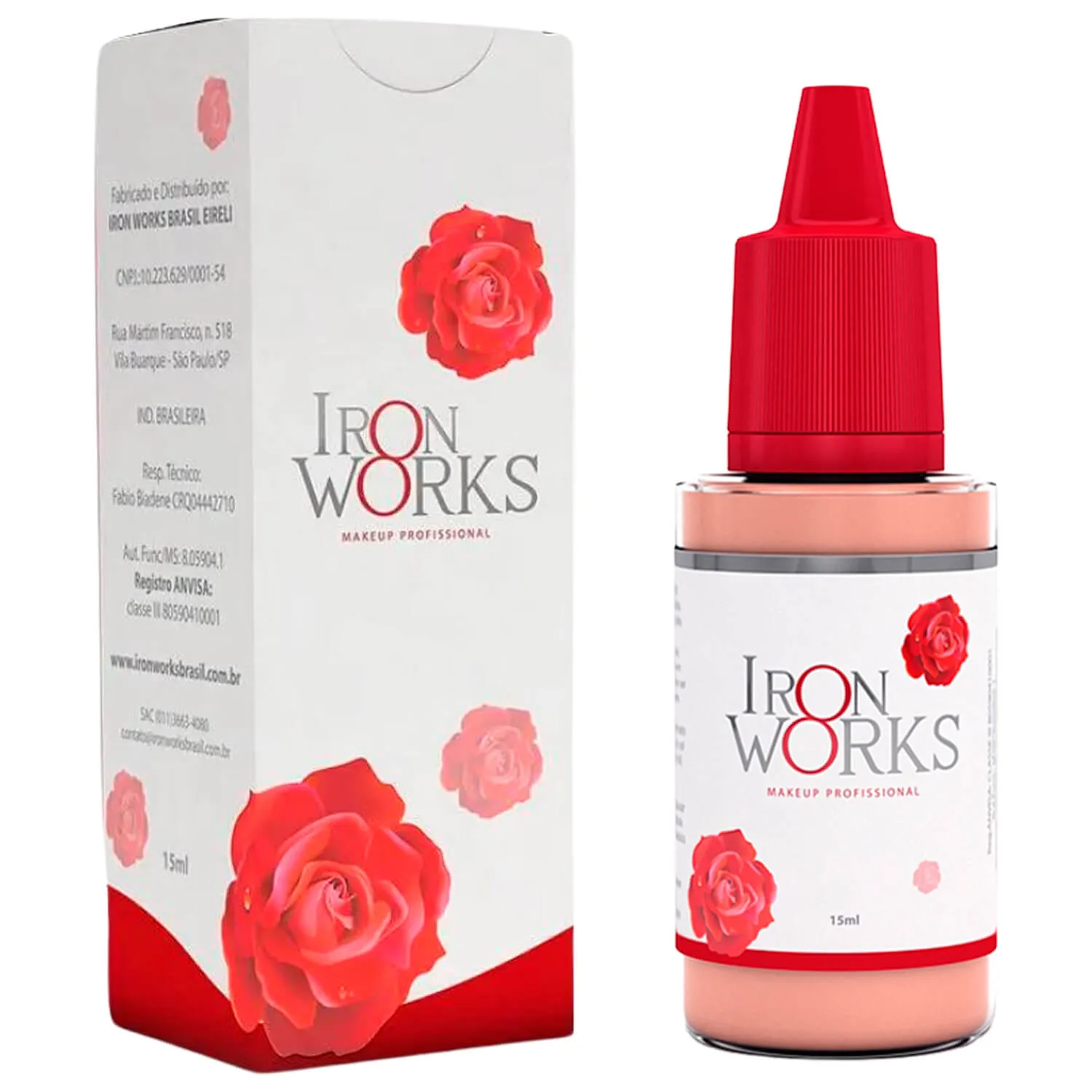 Pigmento Iron Works 15ml Salmão