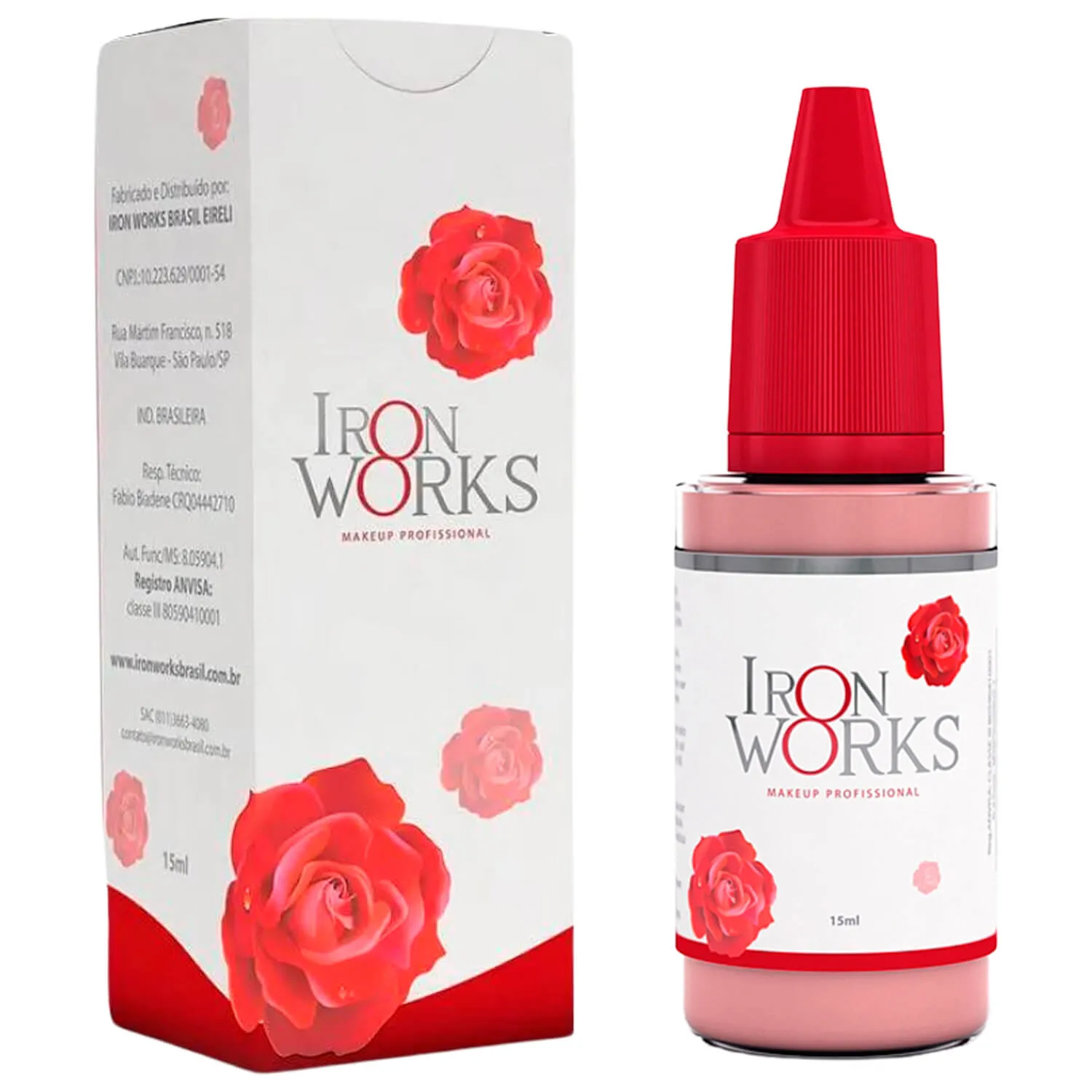 Pigmento Iron Works 15ml Salmão Claro