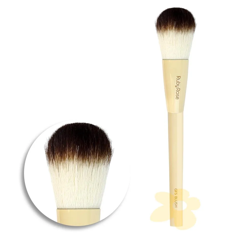 GF5 Pincel de Blush - Linha Glass - Ruby Rose