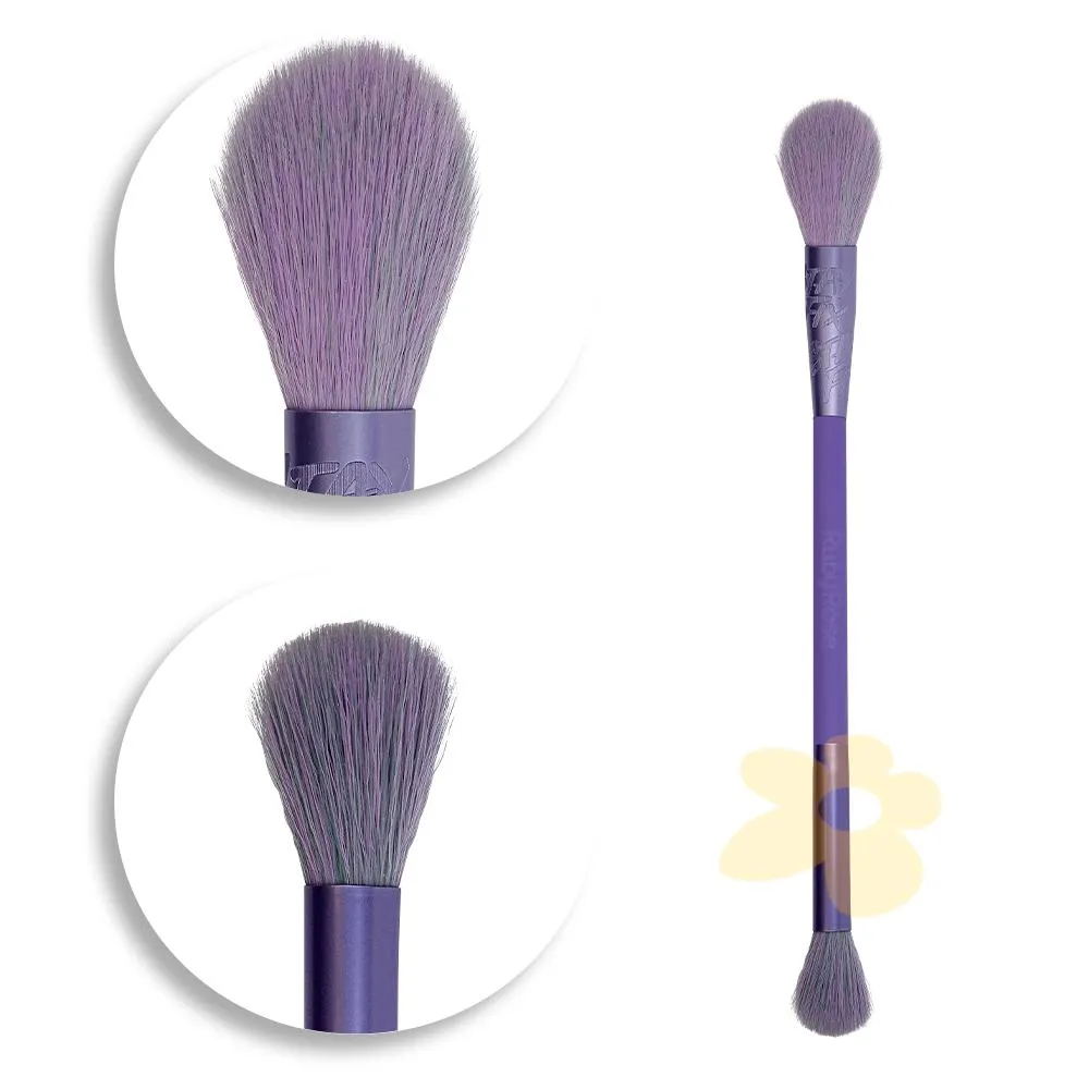 Pincel Duo Iluminador e Esfumar - Stay Fix - Ruby Rose