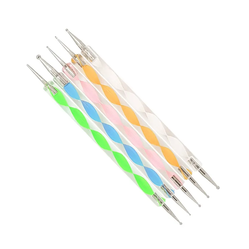 Pincel Boleador de Unha Kit 5un