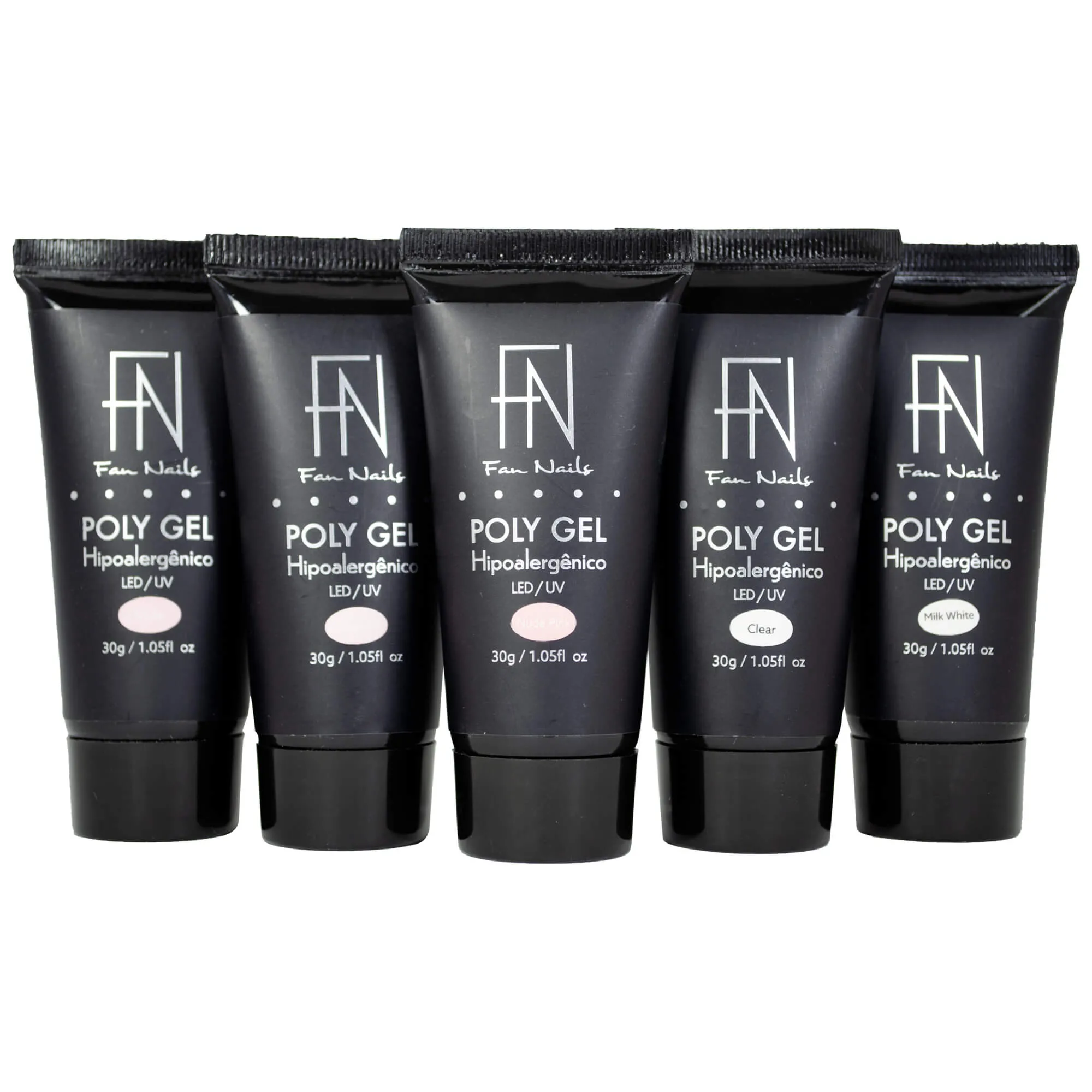 Polygel Fan Nails Classique Hipoalergênico 30g