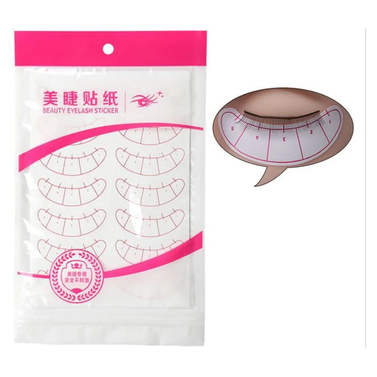 Protetor De Pálpebras Marcação Alongamento Cílios 70 Pares