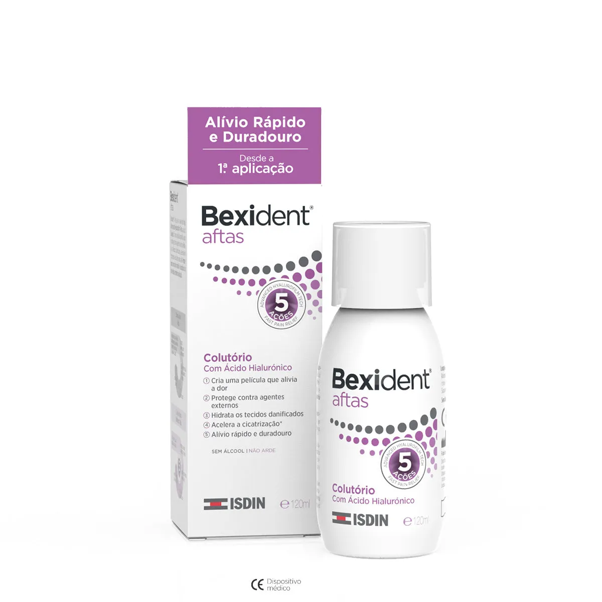 ISDIN Bexident Aftas Colutório 120 mL