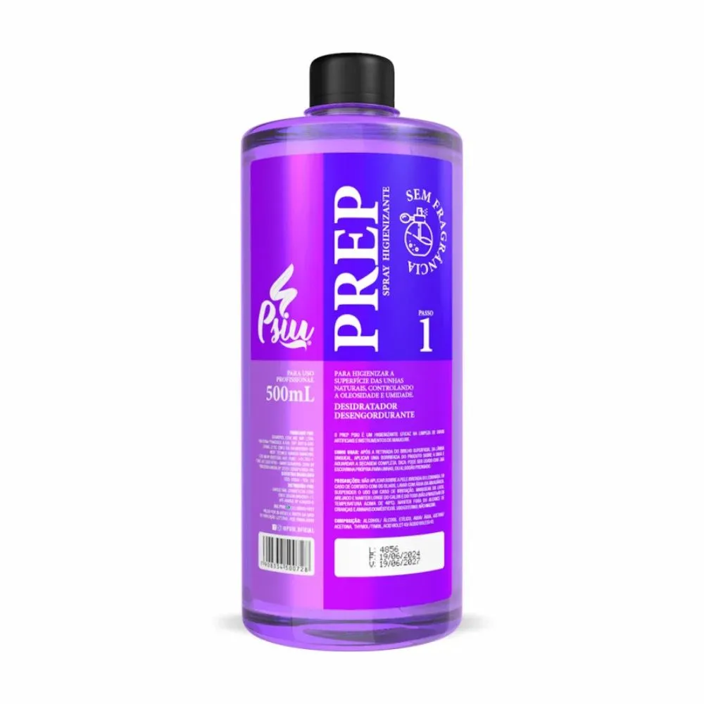 Refil Prep Higienizante Sem Fragrância 500ml - Psiu