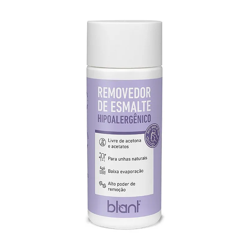 Removedor de Esmalte Sem Acetona Vegano 8x1 80ml Blant