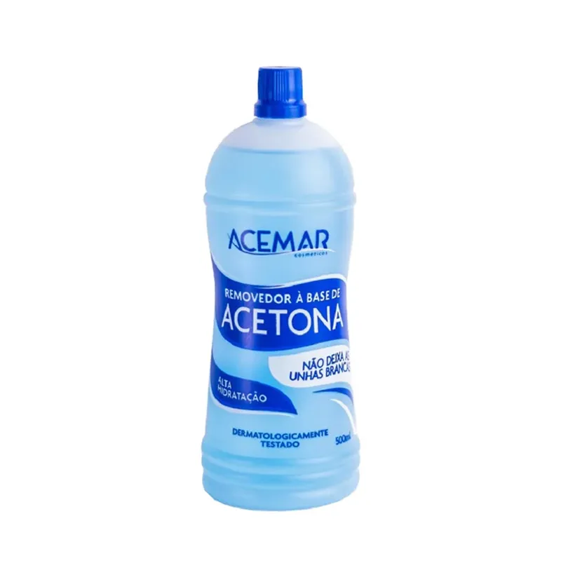 Removedor de Esmalte Acemar com Acetona 500ml