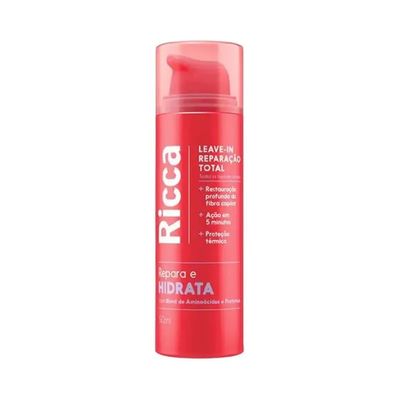 RICCA LEAVE IN REPARAÇÃO TOTAL REPARA/HIDRATA 50ML