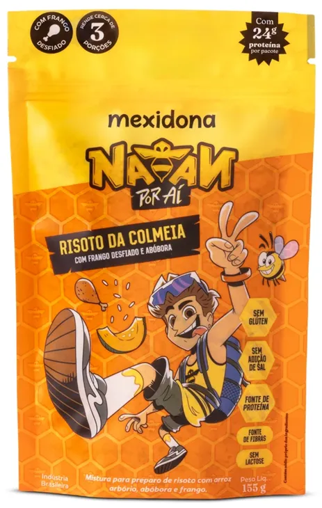 Mexidona Risoto da Colmeia - Frango Desfiado e Abóbora 155g