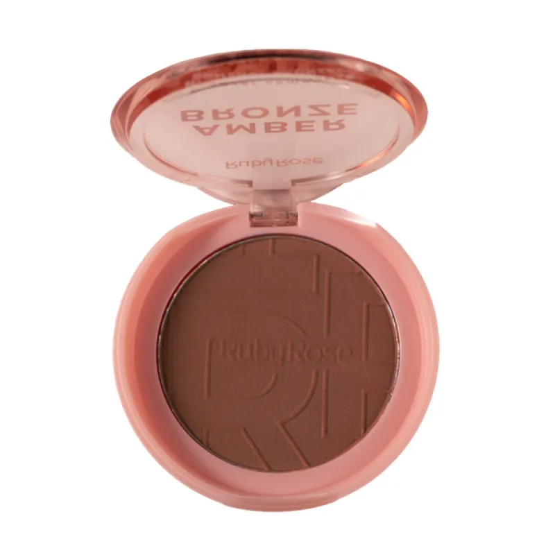 Ruby Rose Bronzer Compacto-Amber Bronze Tropical Tan Hbm202-4