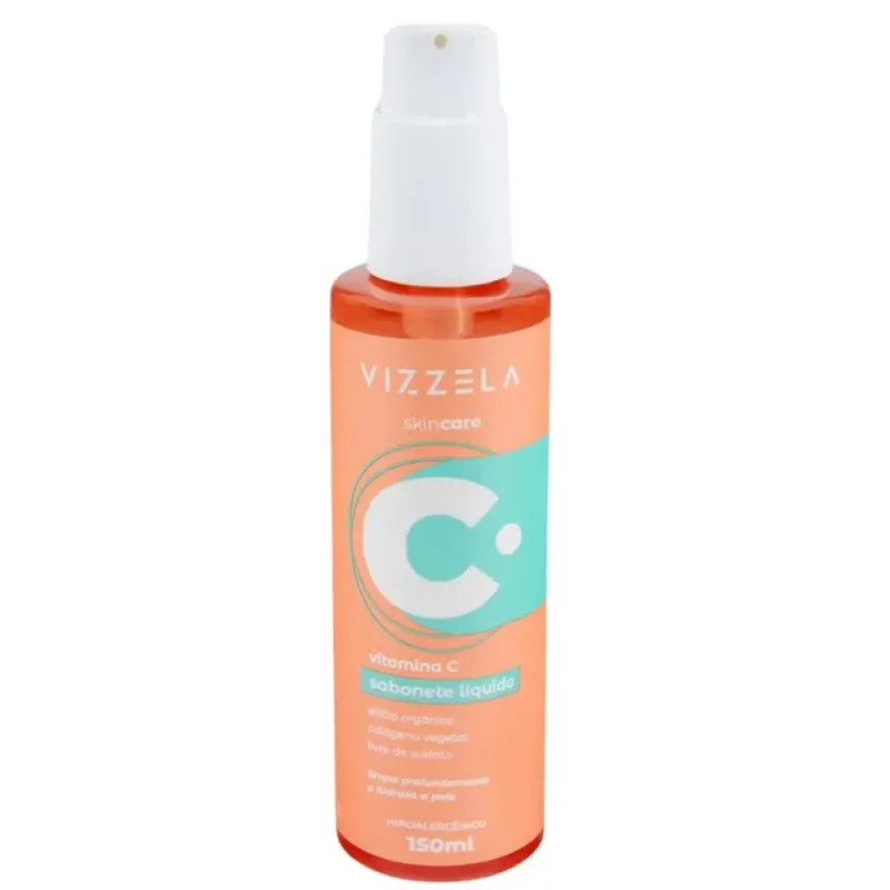 Vizzela Sabonete Líquido Facial Vitamina C 150ml