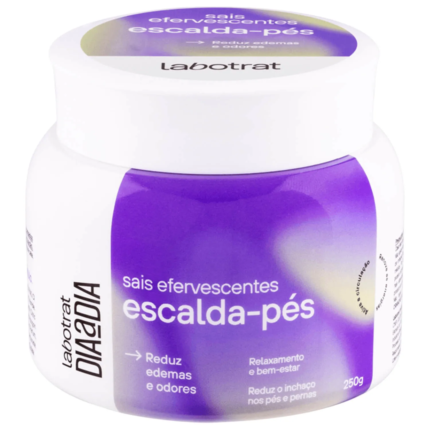 Sais Efervescentes Escalda-pés Labotrat Reduz Edemas e Odores 250g