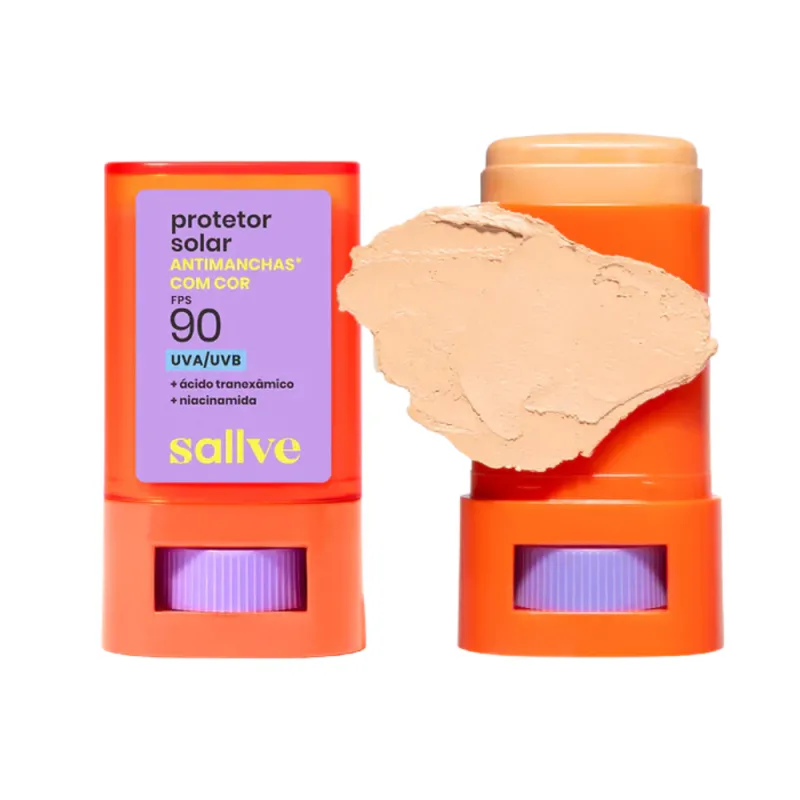 Sallve Protetor Solar Bastão Antimanchas FPS 90 cor 03 15g