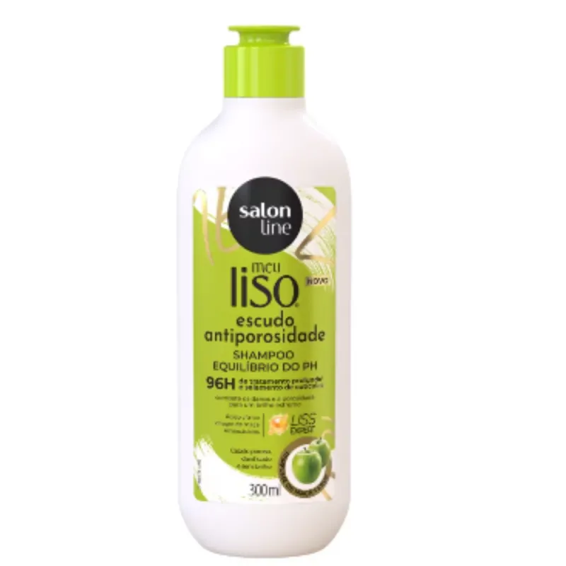 Salon Line Shampoo Meu Liso Escudo Antiporosidade 300ml