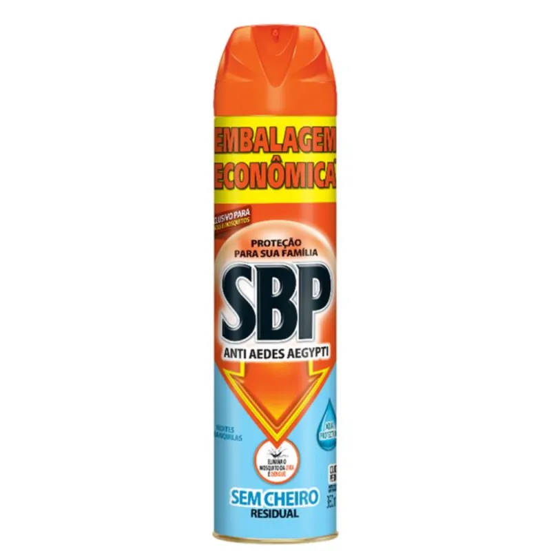 SBP IINSETICIDA AEROSOL - ANTI AEDES EMBALAGEM ECONOMICA 360ML