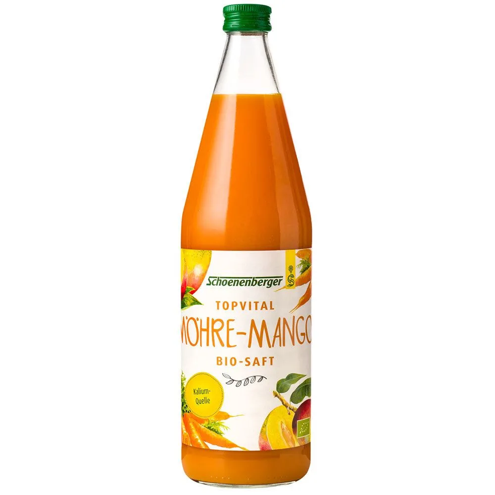 Schoenenberger Topvital Cenout-Mango Organic Suco 750 ml
