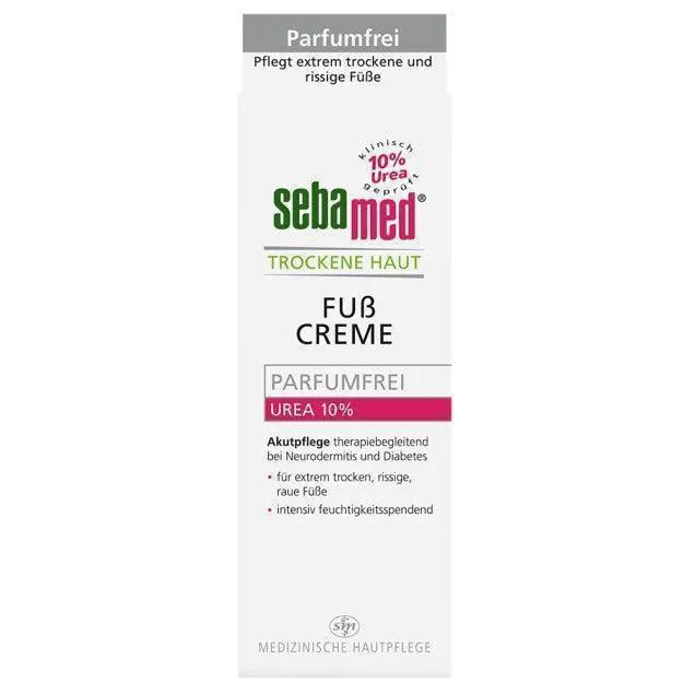 Sebamed Dry Skin Perfume Free Foot Cream uréia 10% 100 ml